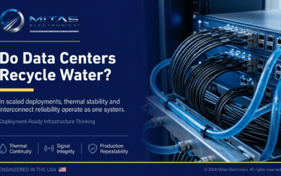 Do data centers recycle water? What it means for thermal stability and high-speed interconnects