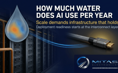 How Much Water Does AI Use per Year? A Deployment-Scale View from the Interconnect Layer