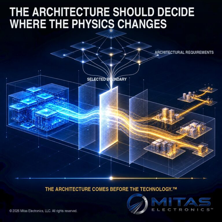 THE ARCHITECTURE SHOULD DECIDE WHERE THE PHYSICS CHANGES